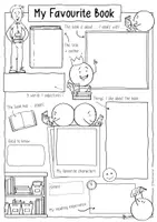 Vorschau - Arbeitsblätter - Book presentation - Sketchnotes für den Englischunterricht - Seite 1