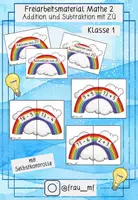 Vorschau - Spiele - Freiarbeitsmaterial Mathe 2 Klasse 1 - Deckblatt