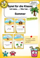 Vorschau - Spiele - Sommer - Lesespiel - Wer hat...? Ich habe... - Deckblatt