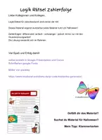 Vista previa - Tarjetas / Manipulativos - Puzzles de Lógica Números Alemán - página 1