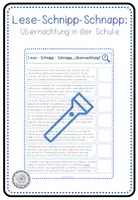 Vorschau - Arbeitsblätter - Materialpaket-Lese-Schnipp-Schnapp - Seite 1