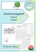 Vorschau - Arbeitsblätter - Wiederholungsheft/Übungsheft Klasse 2 Deutsch (Fit für die 3.Klasse) - Deckblatt