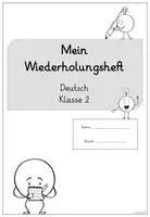 Vorschau - Arbeitsblätter - Wiederholungsheft/Übungsheft Klasse 2 Deutsch (Fit für die 3.Klasse) - Seite 1