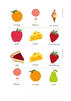 Vista previa - Juegos / Gamificación - Bingo de los alimentos - página 1