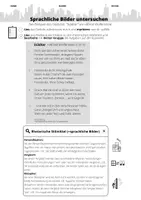 Vorschau - Stundenentwürfe - Sprachliche Bilder / rhetorische Stilmittel untersuchen am Beispiel des Gedichts "Städter" - Deckblatt