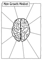 Vorschau - Mal- und Bastelvorlagen - Growth Mindset - Kreativprojekt / Schreib- & Malvorlagen - Seite 1