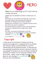 Aperçu - Matériel pour travaux manuels / dessin - Activités FÊTE DES PERES - Page 3