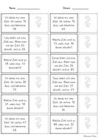 Vorschau - Arbeitsblätter - Rechenspaziergang - ZR 100 ohne ZÜ - Addition und Subtraktion - Seite 3
