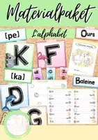 Vorschau - Unterrichtsreihen - Materialpaket: Alphabet français (ABC) - Deckblatt