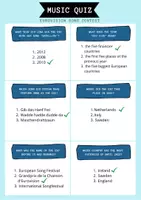 Vorschau - Quiz - Eurovision Song Contest Quiz (English) - Deckblatt