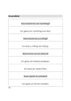 Vorschau - Arbeitsblätter - DaZ A1 Tagesablauf Einführung - Tageszeiten - 3. Person - Seite 3