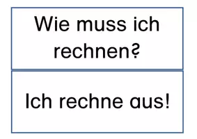 Vorschau - Fördermaterial/Inklusion - Schrittfolge zum Lösen von Sachaufgaben - Tafelkarten und Spickzettel für SuS - Seite 3