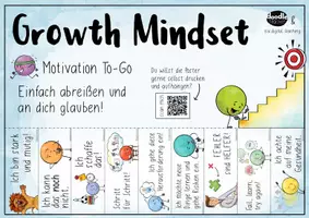 Vorschau - Mal- und Bastelvorlagen - Growth Mindset To-Go - Mutmacher Wachstumsdenken FREEBIE - Seite 2