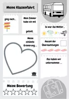 Vorschau - Arbeitsblätter - Meine Klassenfahrt - Reflexion - Deckblatt