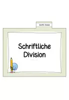Vorschau - Stationenlernen - Rechenkartei: Schriftliche Division - ZR 1000 - Seite 1