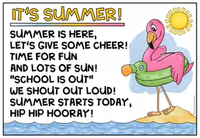 Vorschau - Arbeitsblätter - SUMMER - Poem (Gedicht für den Englischunterricht) - Seite 1