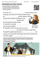 Vorschau - Arbeitsblätter - Lernposter + Arbeitsblatt "Musical" + Onlineübung & MP3 + Mindmap + Infografik - Seite 1