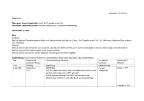 Vorschau - Stundenentwürfe - Faust im Liebesrausch. Die Gretchentragödie. - Seite 1