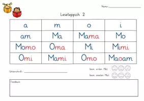 Vorschau - Aufgabenkarten - Leseteppiche anhand der Lektüre Flex und Flora 1: Arbeitsblätter & Elternbrief (Grundschrift) - Deutsch - Kl. 1 - Seite 3