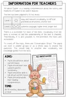 Vista previa - Hojas de trabajo - ALL ABOUT EASTER - Reading Comprehension (2-times differentiated + Conversation Strips) - página 1
