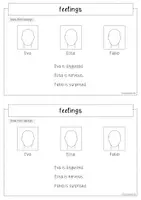 Vorschau - Arbeitsblätter - Englisch AB Feelings Draw - 12 Wörter - Seite 3