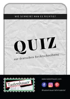 Aperçu - Jeux - Quiz sur l'orthographe allemande - Page de couverture