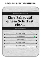 Aperçu - Jeux - Quiz sur l'orthographe allemande - Page 1