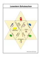 Vorschau - Spiele - Wortfeld: Schulsachen Lesestern - Seite 1