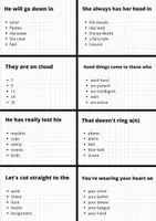 Aperçu - Jeux - Quiz sur les idiomes et dictons (anglais) - Page 3