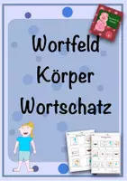 Vorschau - Arbeitsblätter - Materialpaket: Wortfeld Körper - Deckblatt