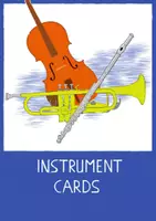 Aperçu - Cartes / Images - Instruments Flash Cards (anglais) - Page de couverture
