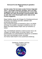 Vorschau - Mal- und Bastelvorlagen - Christbaumschmuck gestalten - Teil II - Seite 1