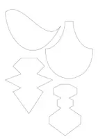 Vorschau - Mal- und Bastelvorlagen - Christbaumschmuck gestalten - Teil II - Seite 2