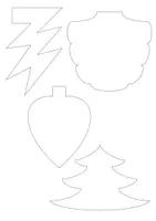 Vorschau - Mal- und Bastelvorlagen - Christbaumschmuck gestalten - Teil II - Seite 3