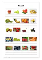 Vorschau - Arbeitsblätter - DaF/DaZ: Wortschatz_ Das Obst - Deckblatt
