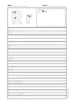 Vorschau - Arbeitsblätter - Sparpaket Arbeitsblätter Buchstaben A - Z Druckschrift, Buchstabeneinführung, DaZ, Deutsch - Seite 3