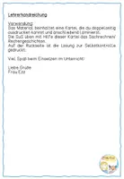 Vorschau - Stationenlernen - Sachrechenkartei für die 1./2. Klasse - Seite 1