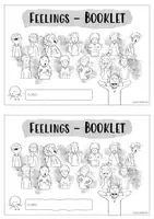 Vorschau - Arbeitsblätter - Englisch AB Feelings - Deckblatt für Stationenarbeit - Deckblatt