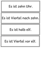 Vorschau - Fördermaterial/Inklusion - Tafelmaterial verschiedene Uhrzeiten - Seite 3