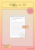Vorschau - Arbeitsblätter - Sich selbst Ziele setzen (Material zur Schriftpflege) - Deckblatt