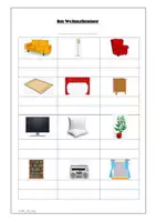 Vorschau - Arbeitsblätter - DaF/DaZ: Materialpakt Wortschatz "Küche/Badezimmer/Wohnzimmer" - Deckblatt