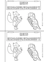 Vorschau - Arbeitsblätter - Einschulungsheftchen, Einschulung Klasse 1, Schulstart, Einschulung Mini Heft - Seite 1