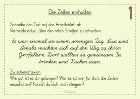 Vorschau - Stundenentwürfe - Schöner schreiben: Individuelle Übungen (Unterrichtseinheit zur Schriftpflege) - Lateinische Ausgangsschrift - Seite 3