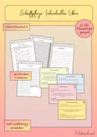 Vorschau - Stundenentwürfe - Schöner schreiben: individuelle Übungen (Unterrichtseinheit zur Schriftpflege) - Schulausgangsschrift - Deckblatt
