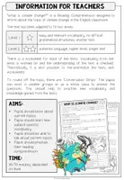 Vista previa - Hojas de trabajo - What is CLIMATE CHANGE? - Reading Comprehension (2-times differentiated + Conversation Strips) - página 1
