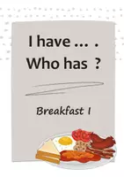 Vorschau - Spiele - Lesespiel: I have ... . Who has ... ? - English breakfast I - Seite 1
