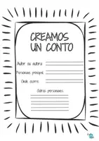 Vista previa - Hojas de trabajo - CREAMOS UN CONTO (VERSIÓN EN GALEGO) - página 1