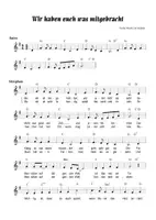 Vorschau - Text - Weihnachtssong: Wir haben euch was mitgebracht - Seite 1