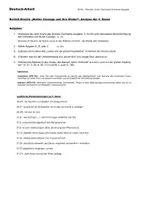 Vorschau - Klassenarbeiten - Deutsch Mittel-/Oberstufe: Klausur & Erwartungshorizont zur Analyse der 4. Szene von Brechts "Mutter Courage" - Seite 1