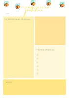Aperçu - Outils du professeur - Agendas scolaires "Les abeilles" mars - Page 2